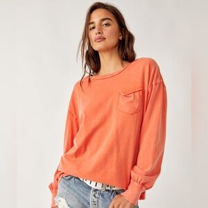 Free People WE THE FREE // Fade into you long sleeve tee